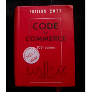 Code de commerce 106° édition 2011 aux éditions Dalloz