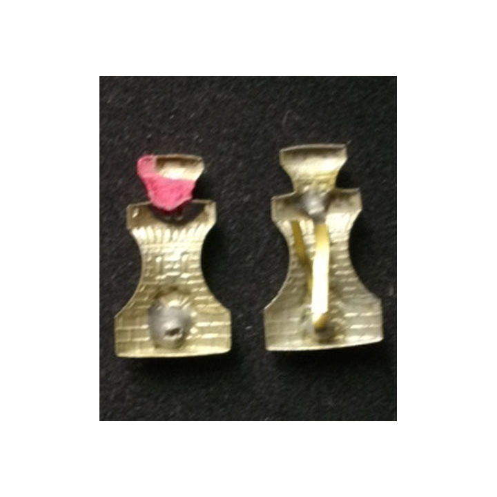 insignes de collets de veste du génie  espagnol en métal
