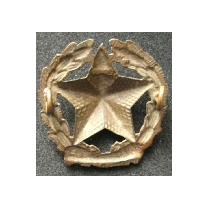 INDE : Insigne de casquette du génie indien en métal de largeur 3,8 cm
