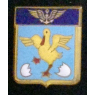insigne métallique de l'escadrille aéronavale 53 S de fabrication Drago en émail