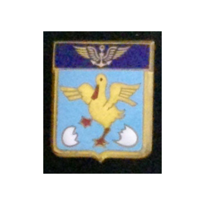 insigne métallique de l'escadrille aéronavale 53 S de fabrication Drago en émail