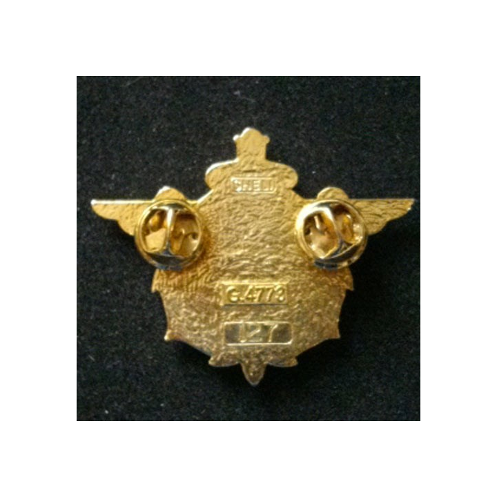 DIVERS : insigne du soutien national France de l'opération trident au Kosovo KFOR de fabrication Sheli G. 4773 n°127