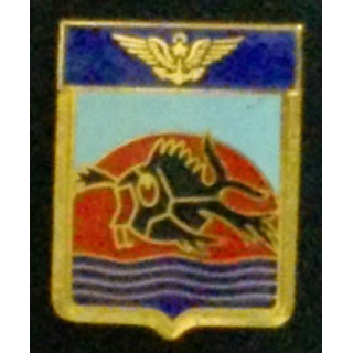 insigne métallique de l'escadrille aéronavale 56 S J.Y Ségalen