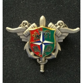 ESSENCES : insigne du service des essences à la SFOR de fabrication JMM H. 789
