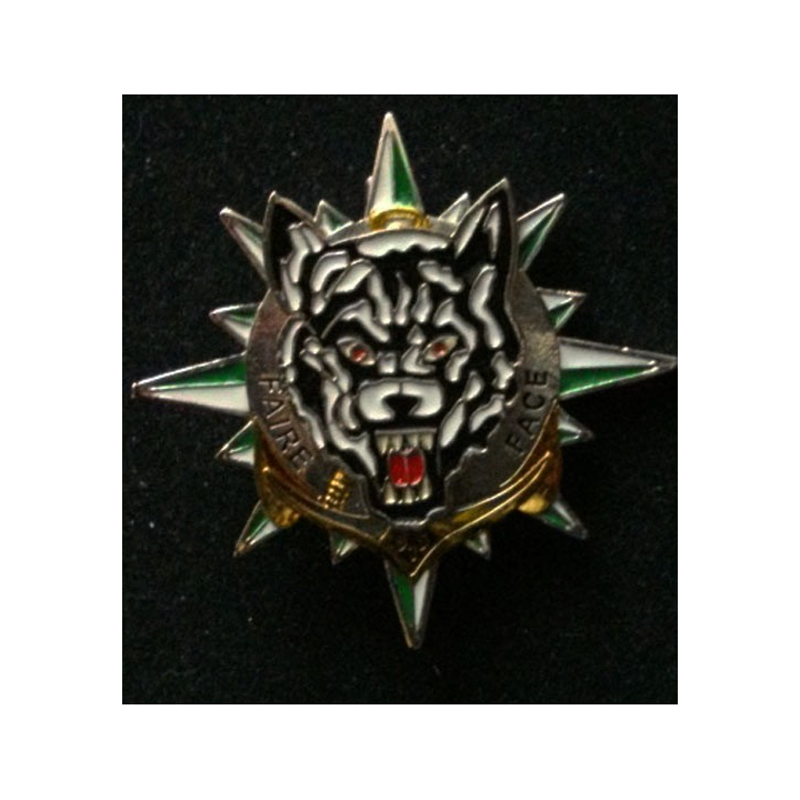 515° RT : insigne de l'escadron de circulation routière (ECR) du 515° régiment du train de fabrication Sheli