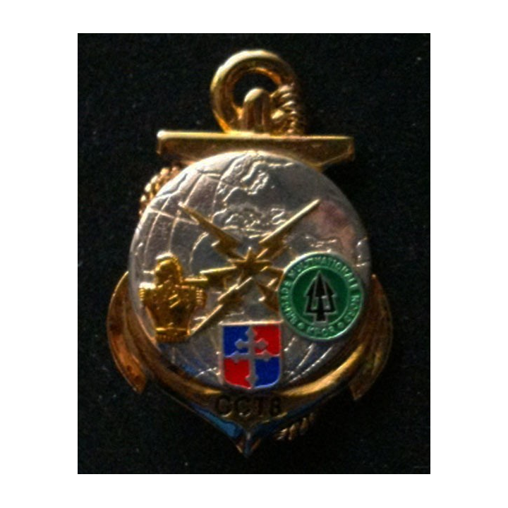 TRANS : insigne de la 8° compagnie de commandement des transmissions (CCT) au Kosovo opération trident