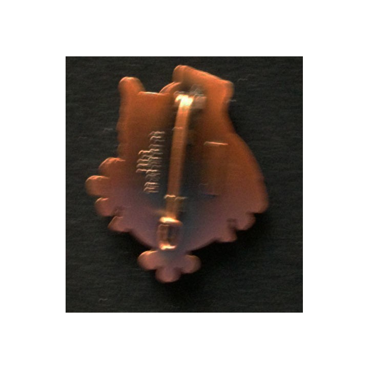 48° RT : insigne de la 1° compagnie du 48° régiment de transmissions de fabrication IMC, 1 bleu foncé