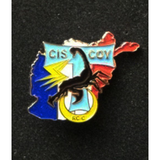 TRANS : insigne de la compagnie des transmissions de l'opération PAMIR, CIS COY RC-C, numérotée 549