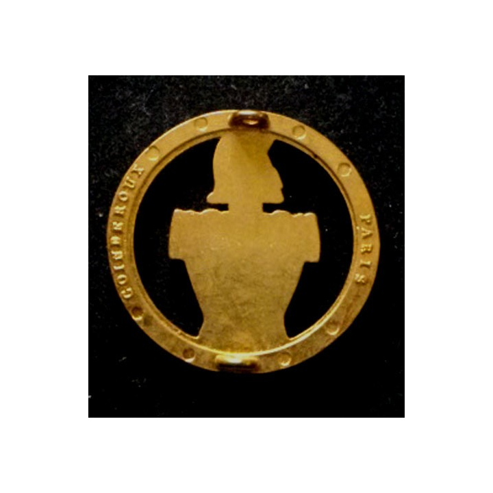 INSIGNE DE BÉRET DU GÉNIE : insigne de béret du génie de fabrication Coinderoux