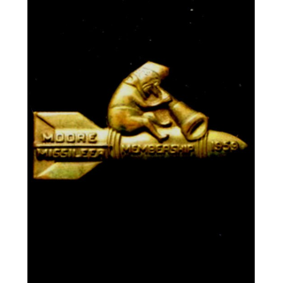 USA : insigne des moore missileer membership 1959 en laiton embouti