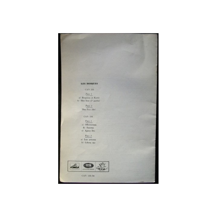 livret de la Messa da requiem de Giuseppe Verdi Manzoni