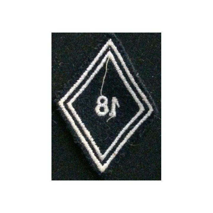 losange de bras du 18° régiment de dragons troupe RD