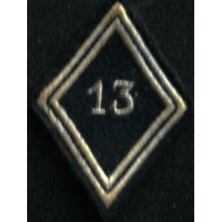 losange de bras modèle 45 ABC 13°RD CADRE : insigne de losange de bras du 13° régiment de dragons parachutistes cadre