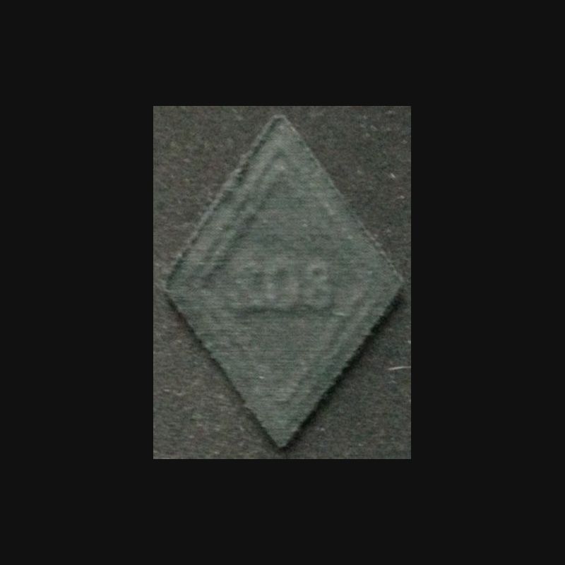 Patch Insigne GRET 3 Transmissions Losange Tissu Mle 1945 – Armée Française, Authentique
