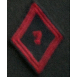 losange de bras modèle 45 GENIE 7°RG TROUPE : insigne de losange de bras modèle 45 du 7° régiment du génie troupe