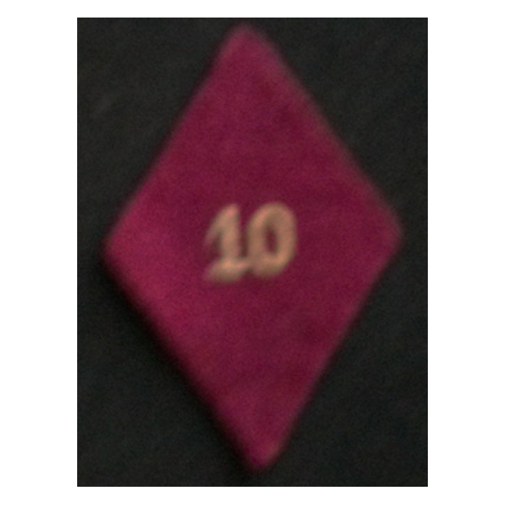 losange de bras modèle 45 du 10° régiment médical troupe