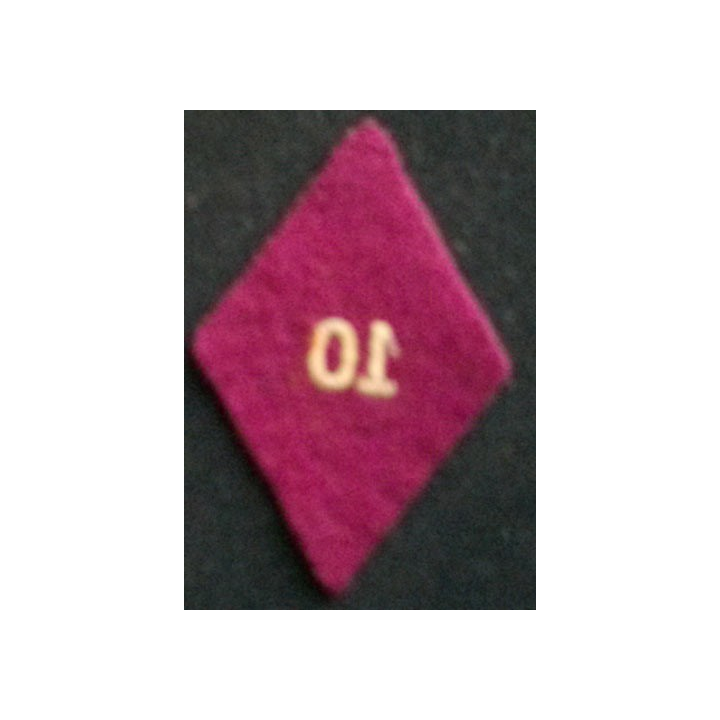 losange de bras modèle 45 du 10° régiment médical troupe