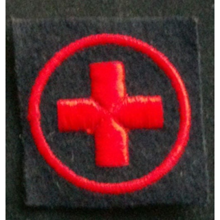 MARINE BREVET : insigne de brevet d'infirmier de la marine nationale en tissu