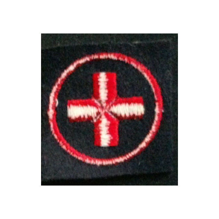 MARINE BREVET : insigne de brevet d'infirmier de la marine nationale en tissu