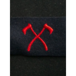 insigne de brevet de charpentier de la marine nationale en tissu