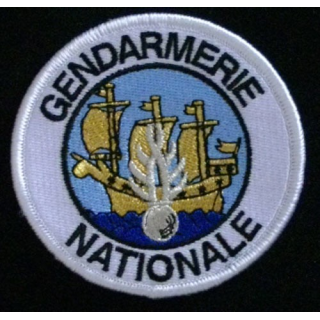 GENDARMERIE ST PIERRE ET MIQUELON : insigne tissé de la compagnie de gendarmerie de Saint Pierre et Miquelon modèle agréé DGGN
