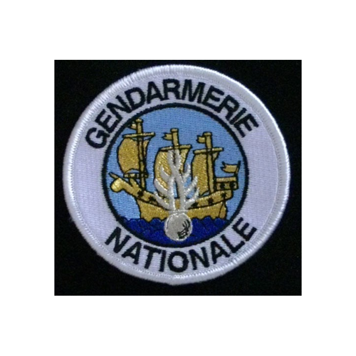 GENDARMERIE ST PIERRE ET MIQUELON : insigne tissé de la compagnie de gendarmerie de Saint Pierre et Miquelon modèle agréé DGGN