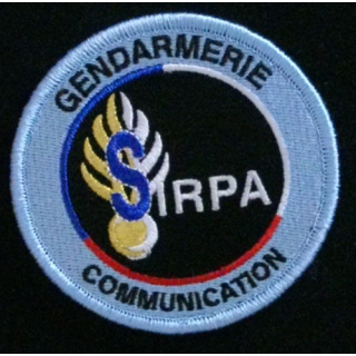 GENDARMERIE SIRPA : insigne tissé du SIRPA communication de la gendarmerie nationale modèle agréé DGGN