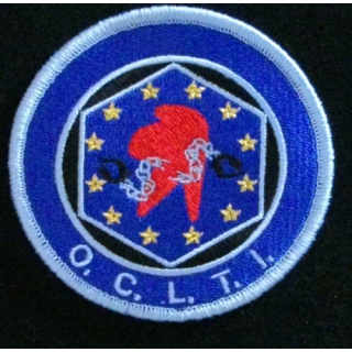 GENDARMERIE OCLTI : insigne tissé de l'office central de lutte contre le travail illégal de la gendarmerie nationale