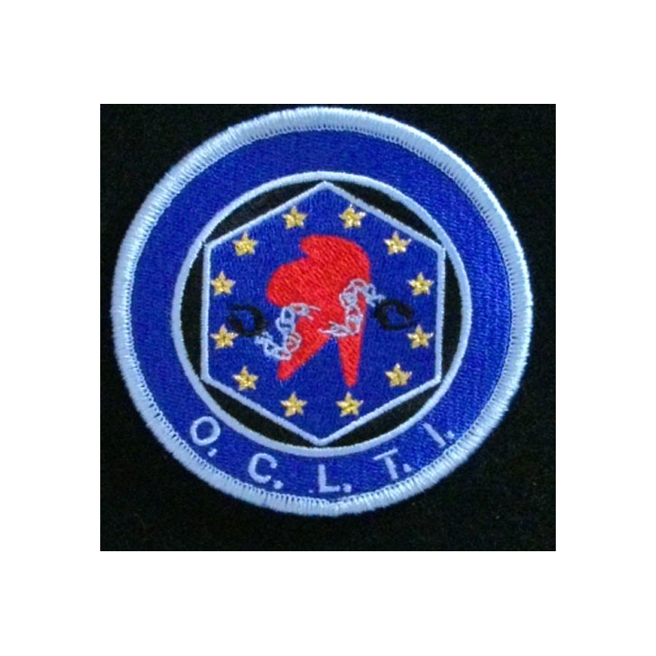 GENDARMERIE OCLTI : insigne tissé de l'office central de lutte contre le travail illégal de la gendarmerie nationale