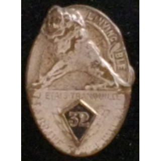 32° RI : 32° RÉGIMENT D'INFANTERIE MINIATURE PEINT (H à 2 cm)