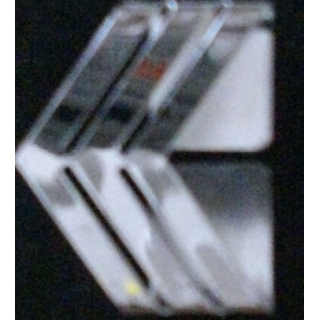 GALON MÉTALLIQUE SERGENT-CHEF ARGENT MÉTAL ÉPAIS (H à 4,8 cm)