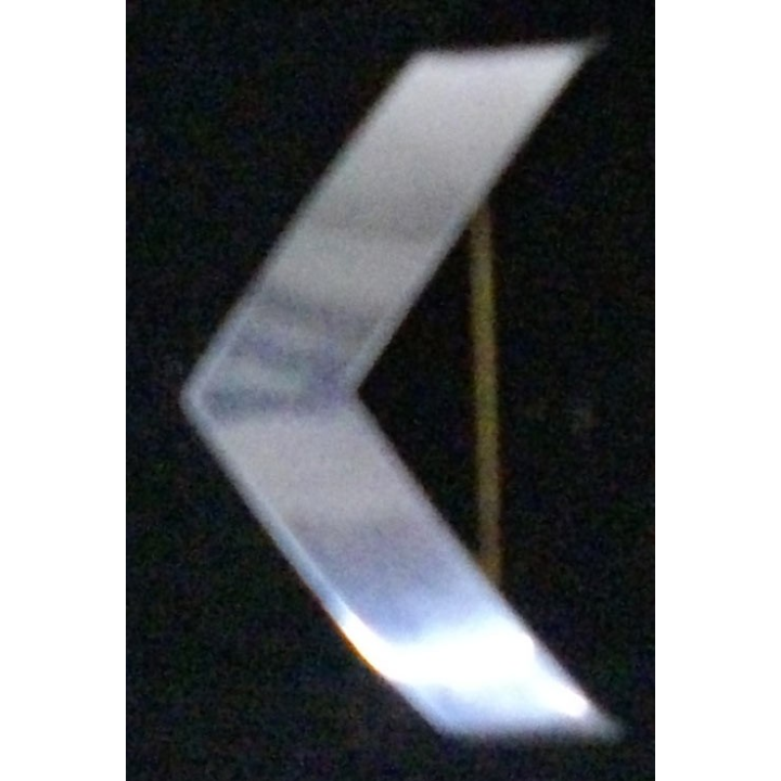 GALON MÉTALLIQUE SERGENT APPELÉ ARGENT MÉTAL LÉGER (H à 4,8 cm)
