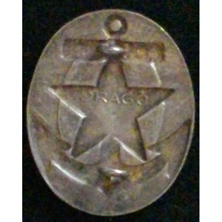 Insigne du régiment d'infanterie colonial du Maroc ovale peint de fabrication Drago