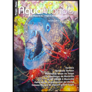 AQUAMONDE N°54 janvier 2014 : superbe magazine d'Aquamonde n° 54 sur l'image et les voyages subaquatiques