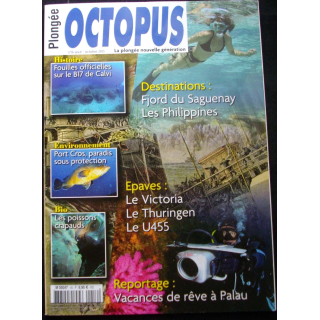 OCTOPUS N°15 mai - juillet 2014 : superbe revue d'Octopus n°15 sur la plongée nouvelle génération