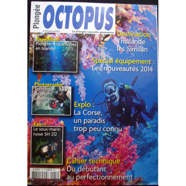 OCTOPUS N°17 novembre - janvier 2014 : superbe revue d'Octopus n°16 sur la plongée nouvelle génération