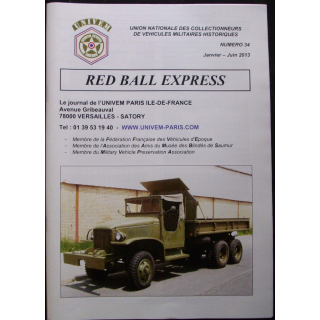 UNIVEM n° 34 : brochure de l'union nationale des collectionneurs de véhicules militaires historiques de janvier - juin 2013