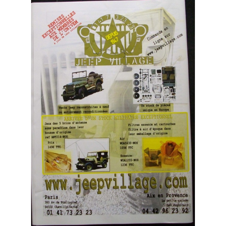 UNIVEM n° 34 : brochure de l'union nationale des collectionneurs de véhicules militaires historiques de janvier - juin 2013