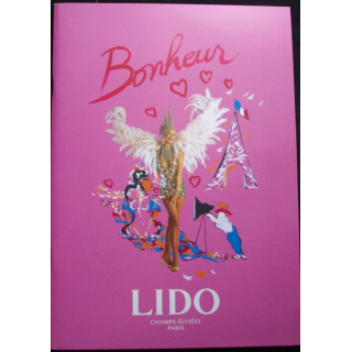 Brochure sur le Lido des Champs Elysées de Paris intitulé Bonheur