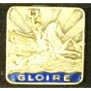 GLOIRE insigne croiseur Gloire fabrication Augis Lyon en émail