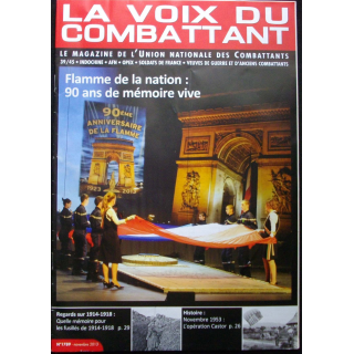 LA VOIX DU COMBATTANT N°1789 Novembre 2013 : magazine de l'UNC