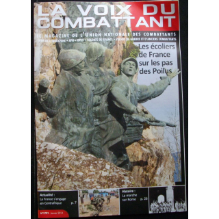LA VOIX DU COMBATTANT N°1791 Janvier 2014 : magazine de l'UNC