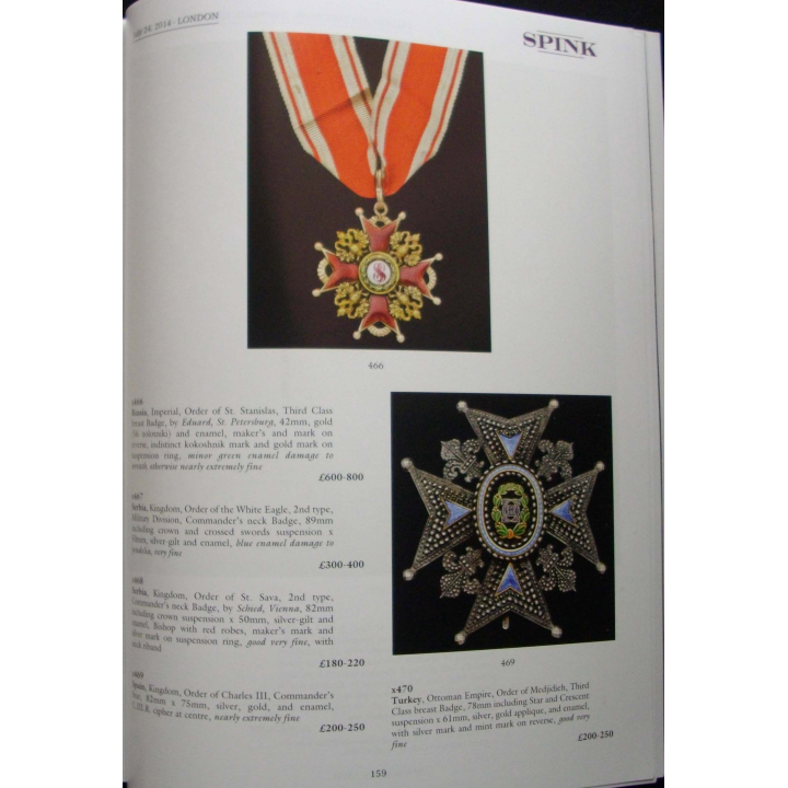 0. CATALOGUE SPINK :  juillet 2014