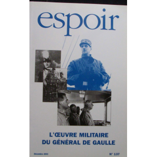 L'oeuvre militaire du Général de Gaulle cahier n° 137