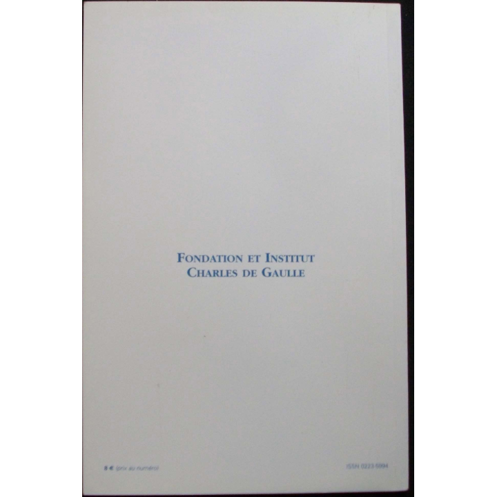 L'oeuvre militaire du Général de Gaulle cahier n° 137