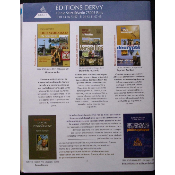 Revue Franc maçonnerie magazine n° 25 de juillet août 2013