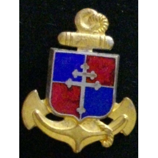 Insigne de la 9° division d'infanterie coloniale en émail sans nom de fabricant
