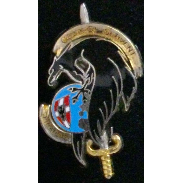 insigne de la compagnie de commandement et des services (CCS) du 1° régiment d'infanterie