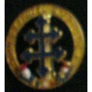 insigne du 20° corps d'armée rond en aluminium peint