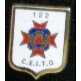 122°RI : pin's de l'insigne du CEITO du 122° régiment d'infanterie